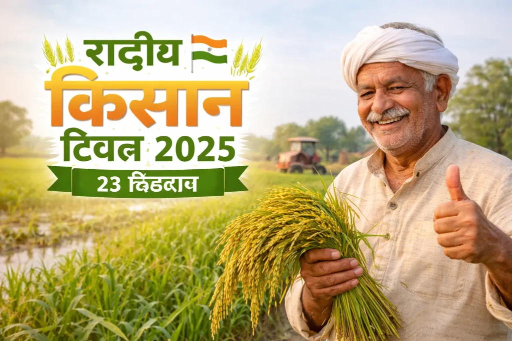 राष्ट्रीय किसान दिवस 2025 भारतीय कृषि, किसानों की भूमिका और भविष्य की दिशा